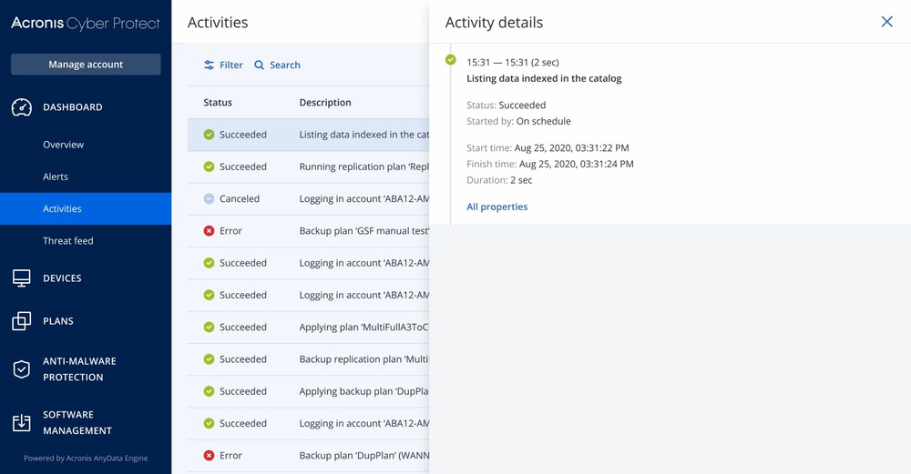 Acronis Cyber ​​Protect Cloud